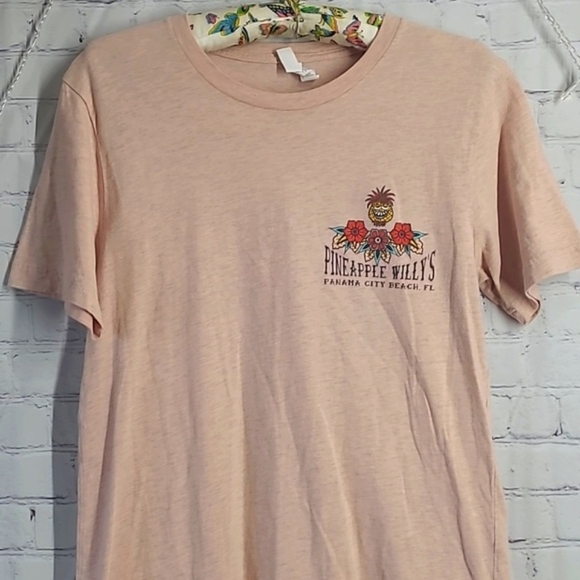 Pineapple Willy's Panama City Beach Florida Traditional Tattoo Print Tee Tshirt - Picture 9 of 15